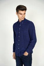 FW22 LEO Navy Corduroy King Cotton Shirt