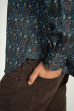 FW22 Teal with Paisley Pattern Signature Collection