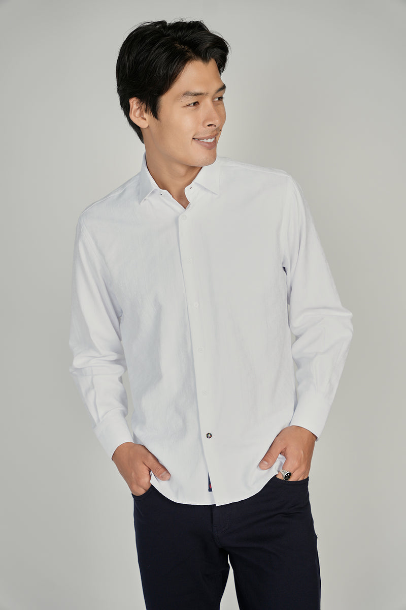 FW22 White Puzzle Piece Shirt Signature Collection