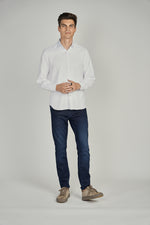 White Jacquard Shape Shirt Signature Collection