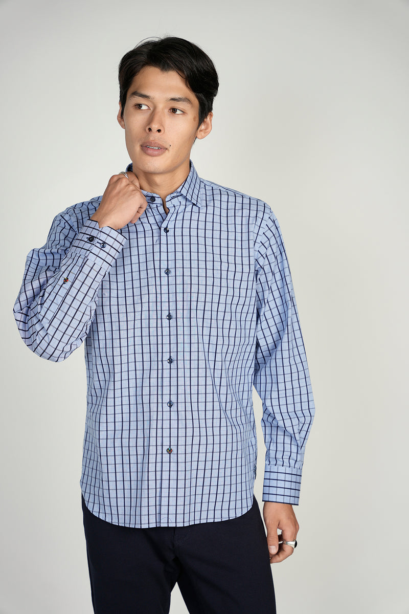 FW22 Everyday Blue Plaid Shirt