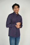 FW22 LEO Textured King Cotton Shirt