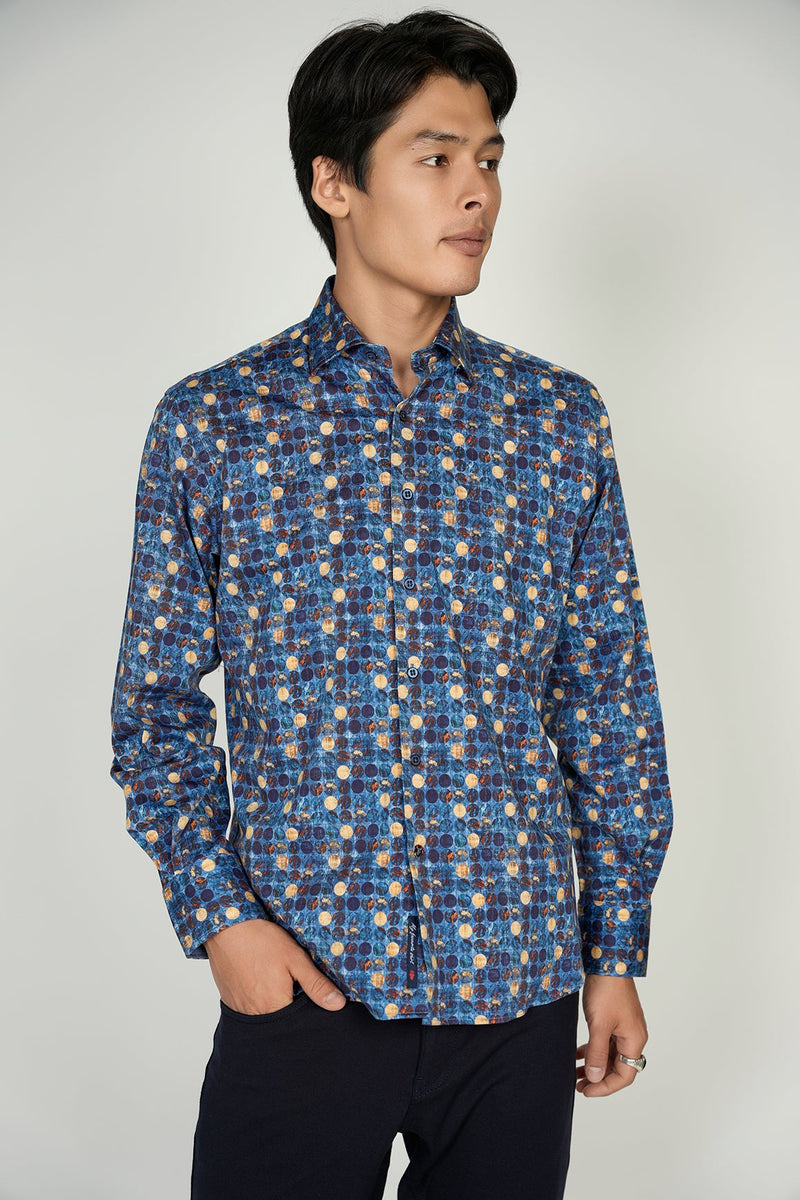 FW22 Royal Blue Shirt Signature Collection (Big & Tall)