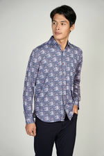 FW22 Navy Mini Circle Shirt Signature Collection