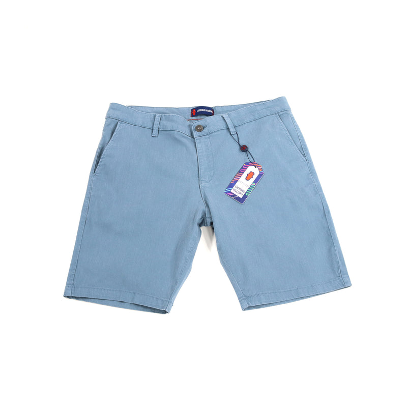 SS23 Steel Blue Tencel Shorts