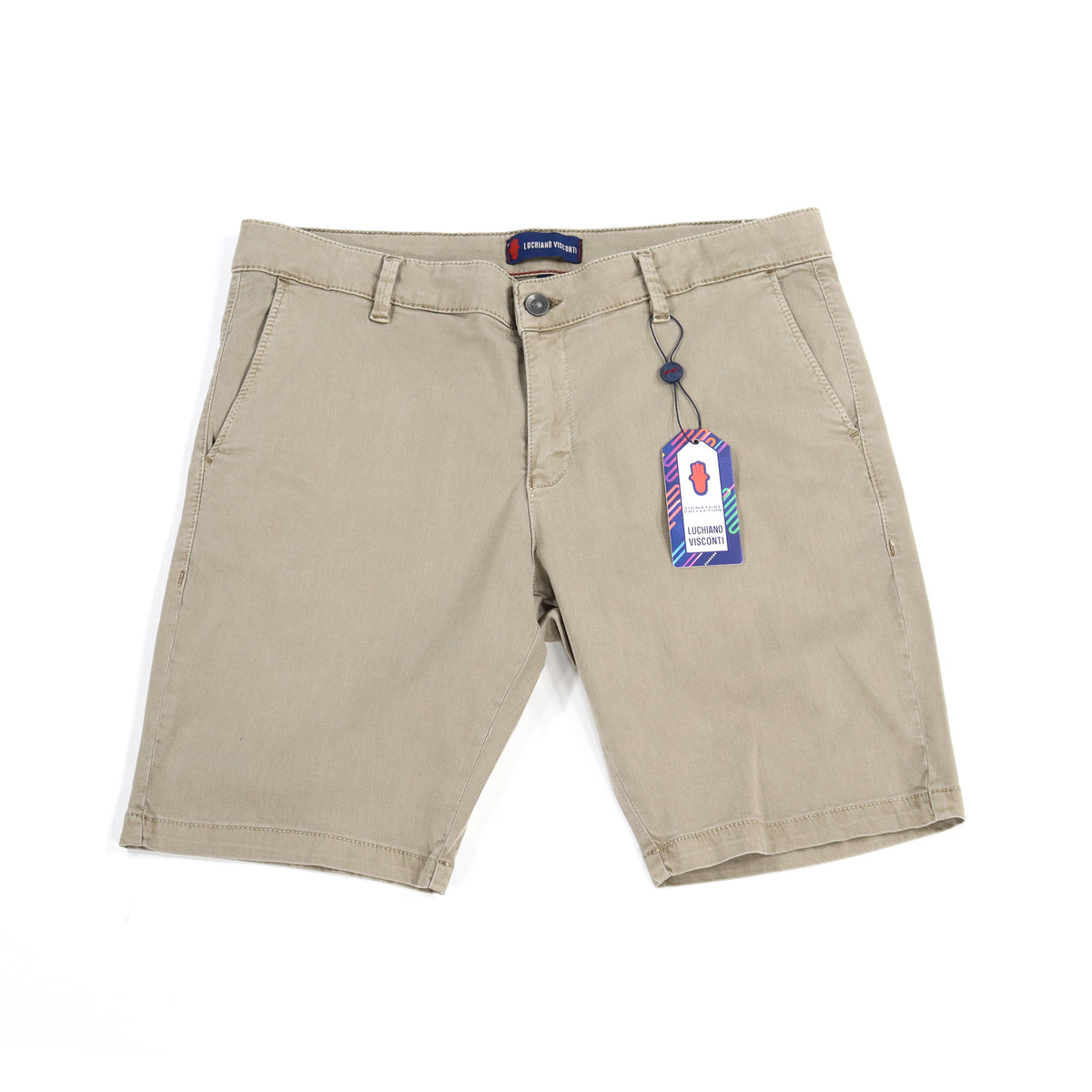 Stone Tencel Shorts