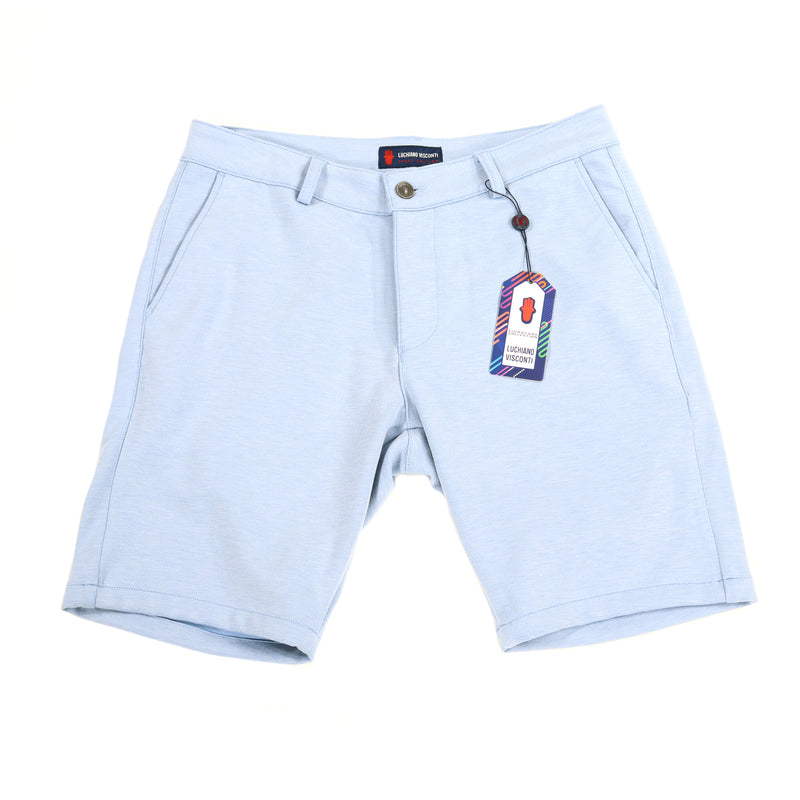 SS23 Melange Sky Blue Soft Shorts