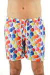 Rainbow Umbrella Swim Trunks