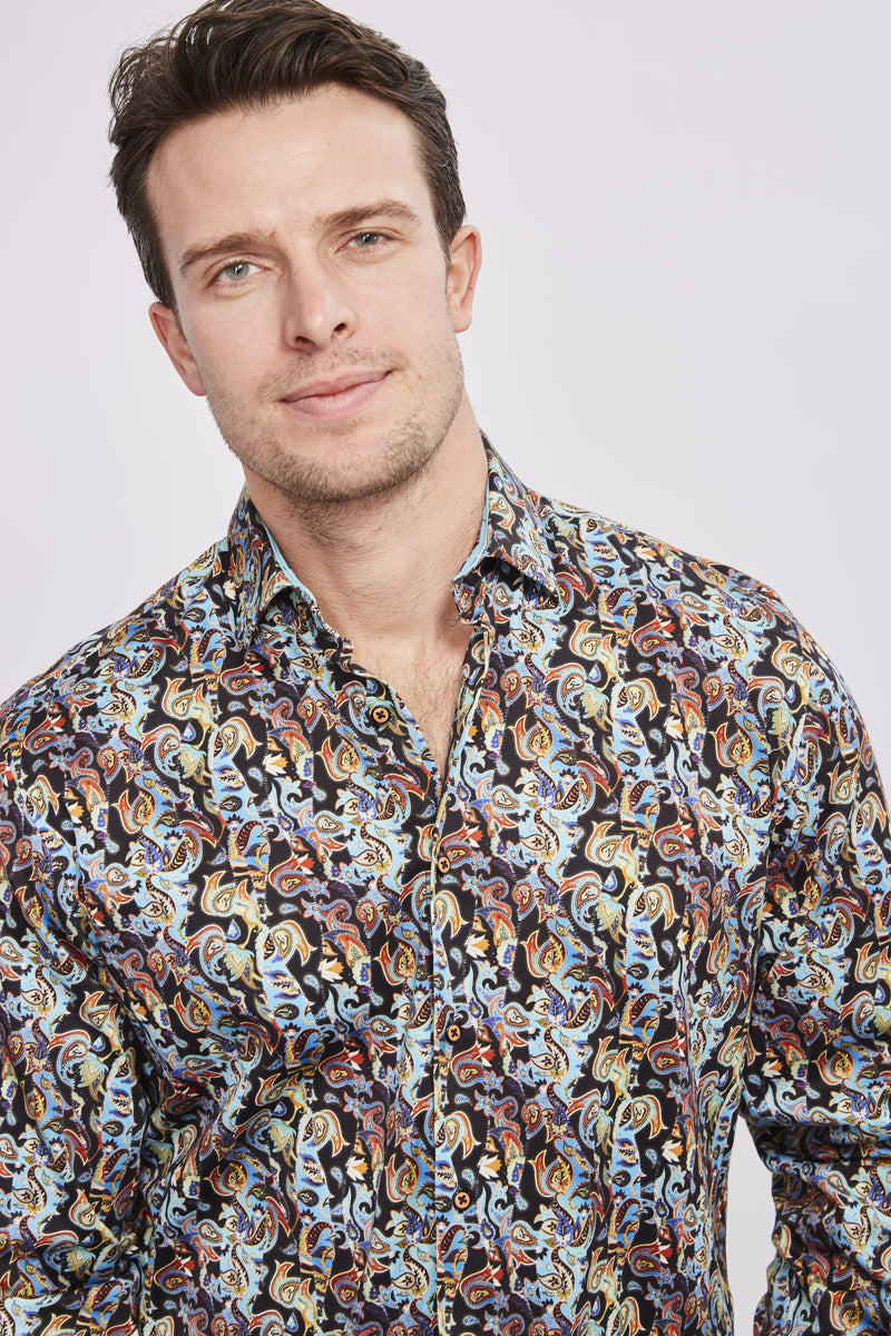 SS23 Multicolor Paisley Shirt