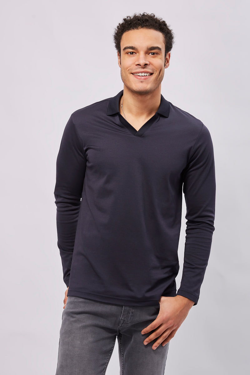FW22 MC Blue Johnny Collar Shirt