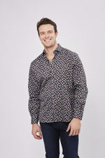 SS23 Black with Multicolor Skulls Shirt