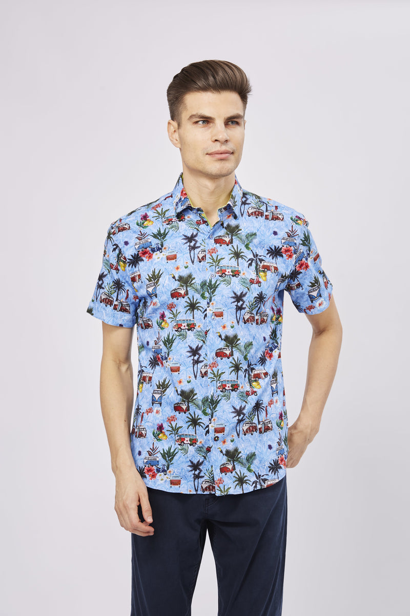 SS23  Palm Trees and Volkswagens Shirt