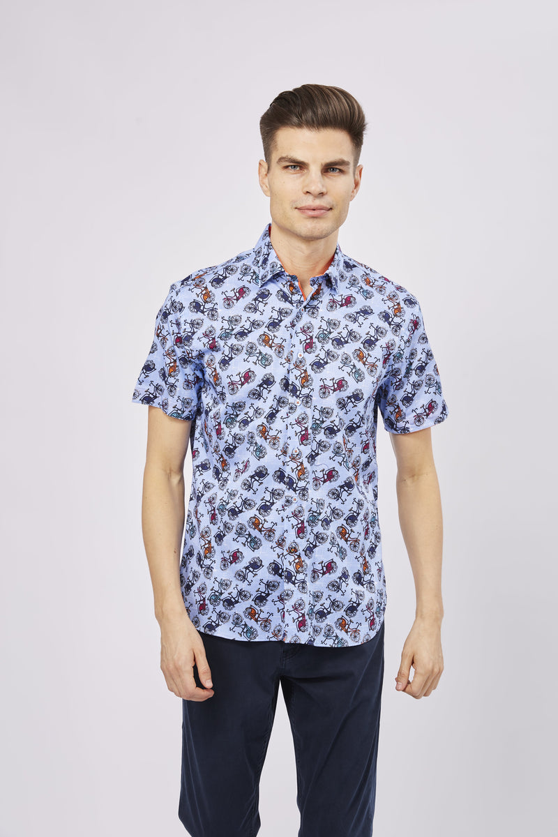 SS23 Multicolor Bicycles Shirt