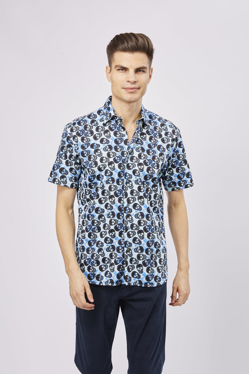 SS23 Black Skulls Shirt