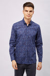 SS23 Leo Multi Blue Camo Shirt