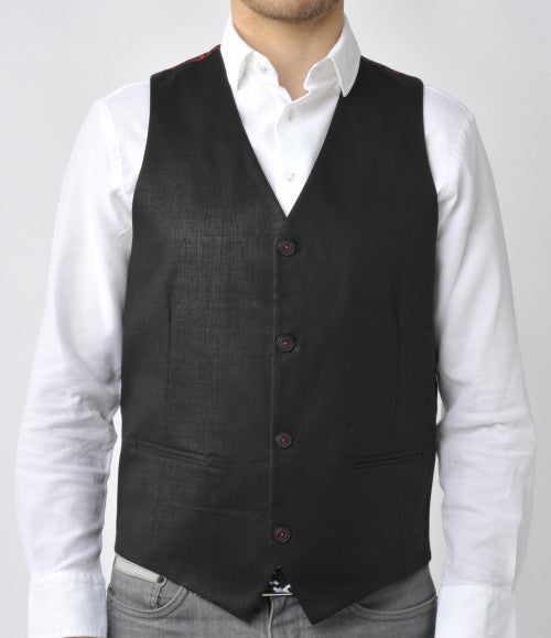 Black Formal Vest