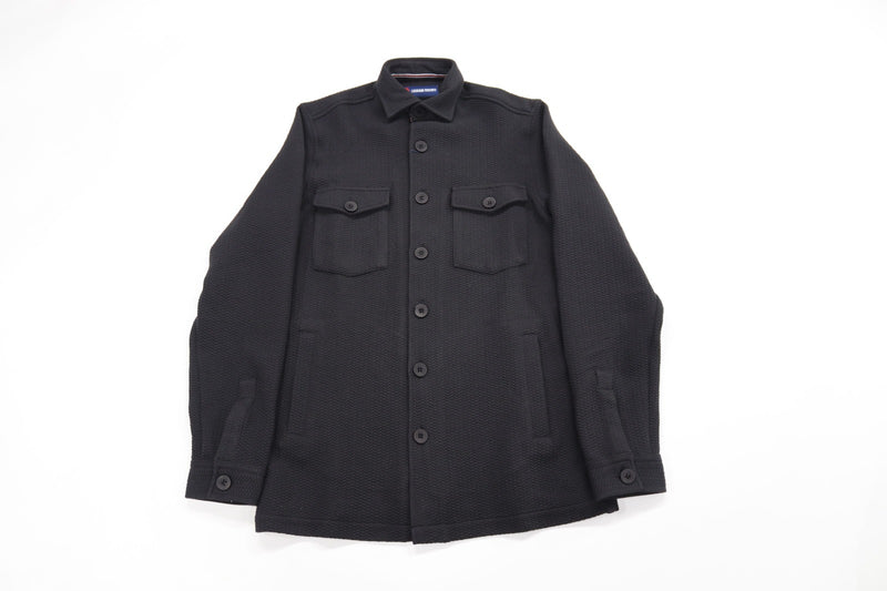 FW22 Black Textured Woven Shaket